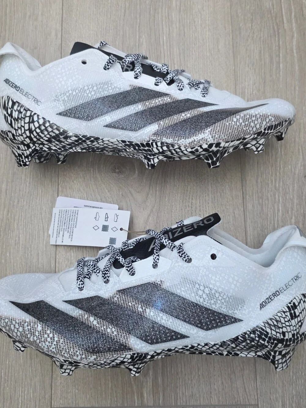 Adizero Electric II Exotic Speed Football Cleats IE8867 Mens Sz 10 NWT MSRP $140